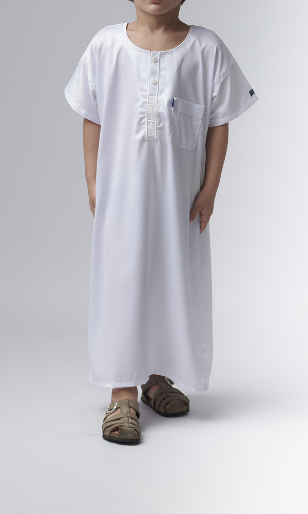 Qamis Enfant Blanc - IKAF