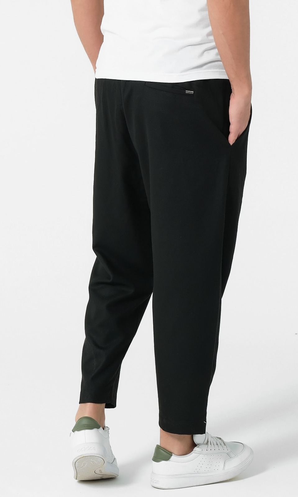 Sarouel Classik Flanelle Noir - QABAIL – Image 2