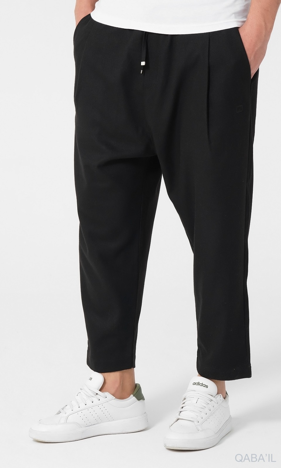 Sarouel Classik Flanelle Noir - QABAIL