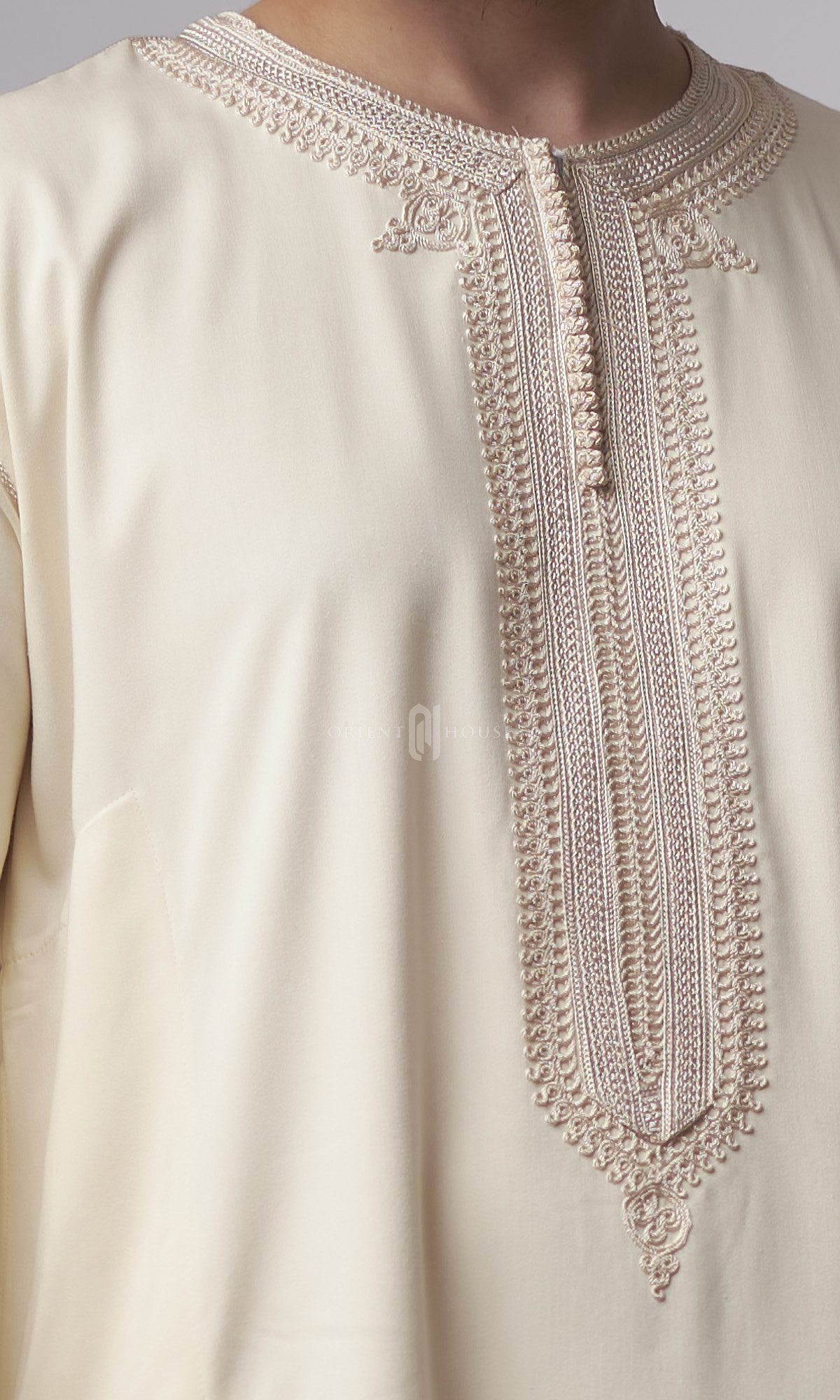 Caftan ZAYN mlifa Blanc Cassé - By Orient House – Image 3