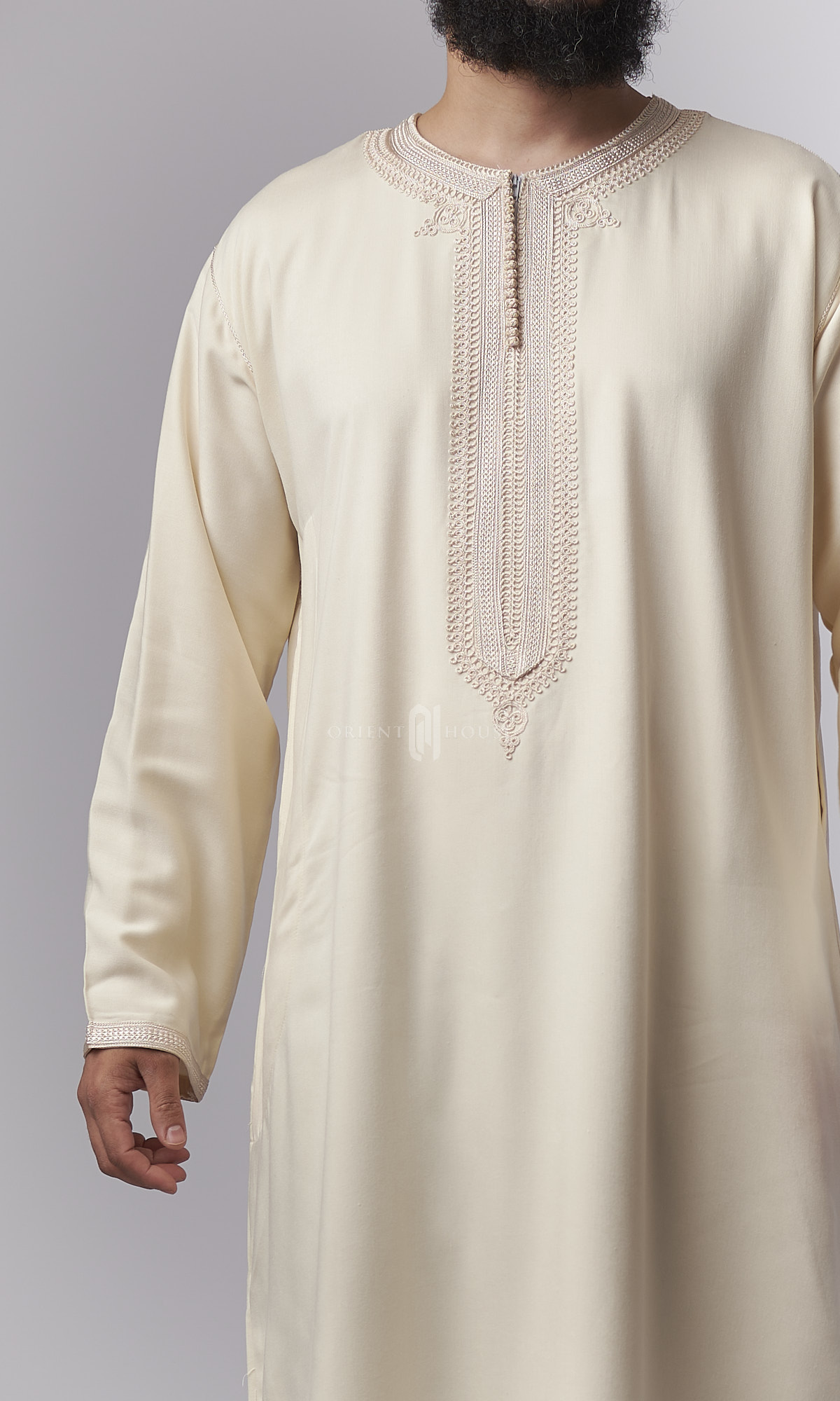 Caftan ZAYN mlifa Blanc Cassé - By Orient House – Image 4
