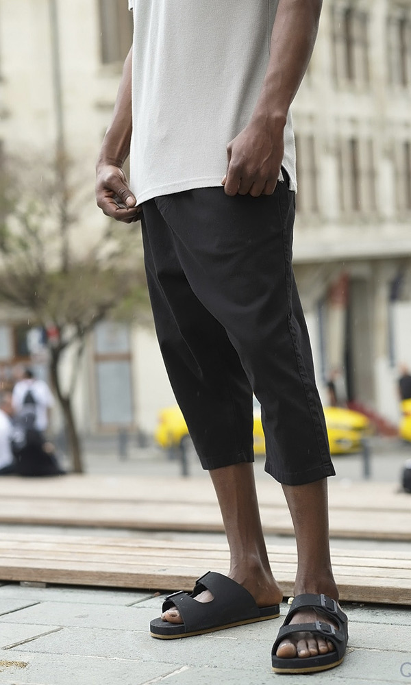 Bermuda Jean Stretch Noir - QABAIL – Image 2