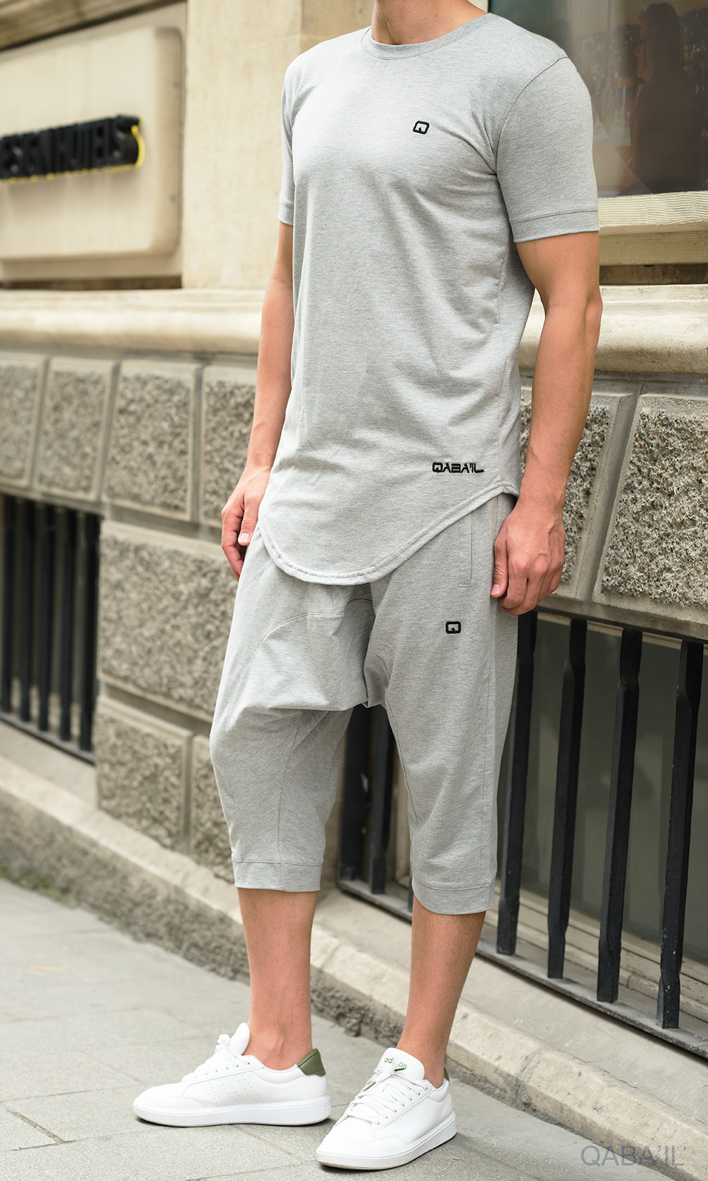 Ensemble Nautik Gris Chiné - QABAIL – Image 2