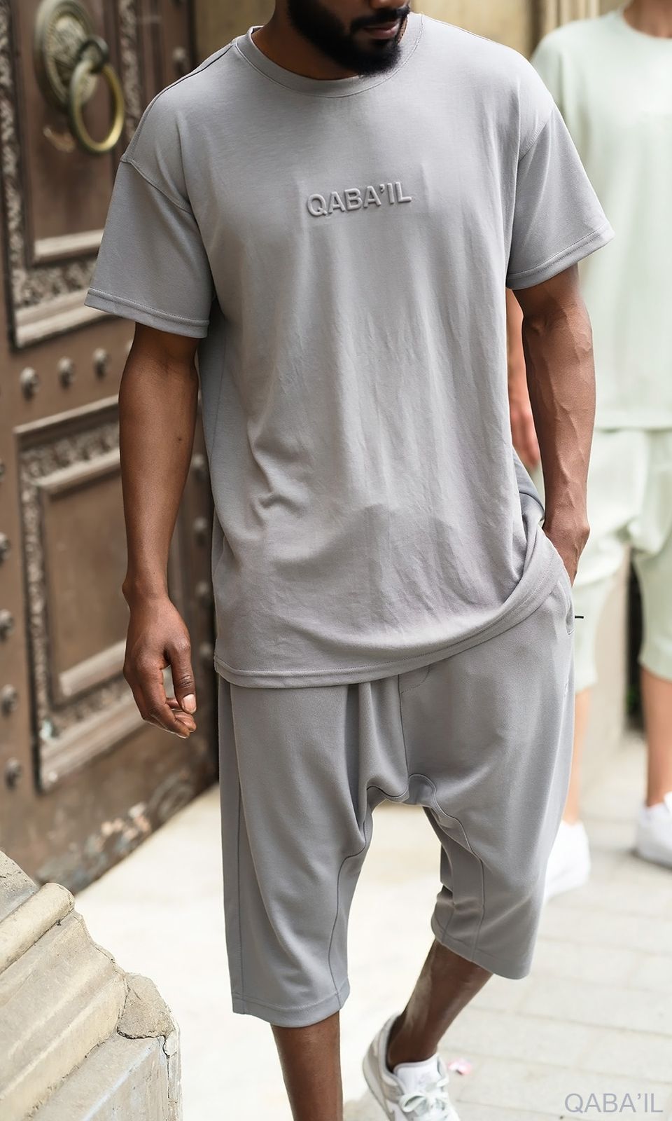 Ensemble Oversize Gris - QABAIL – Image 3