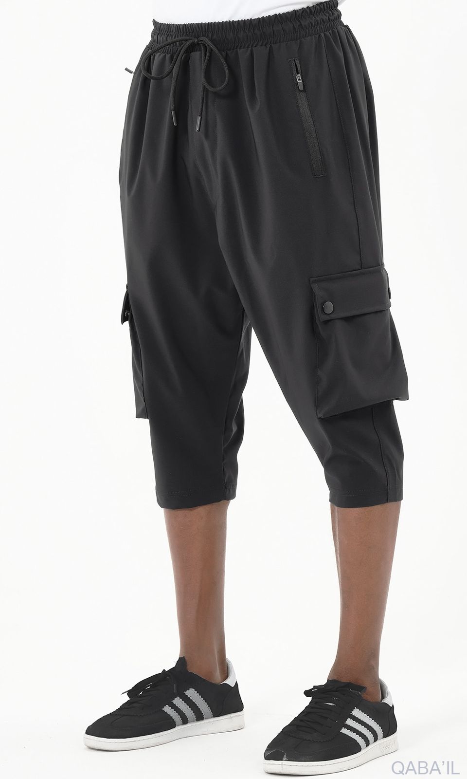 Pantacourt CARGO TREK noir - QABAIL