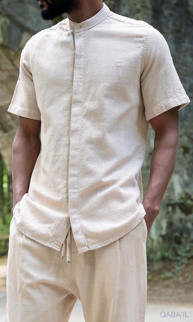 Ensemble Effet Lin Beige - QABAIL – Image 2