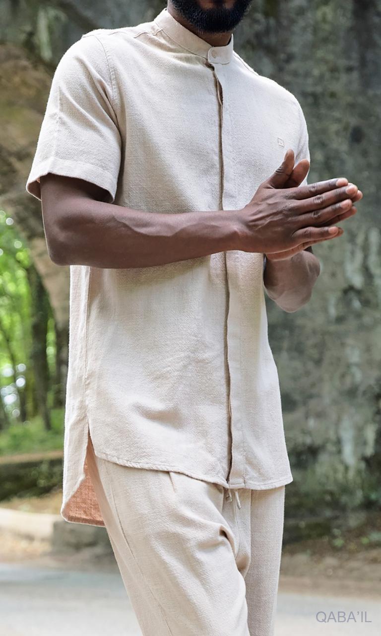 Ensemble Effet Lin Beige - QABAIL – Image 8