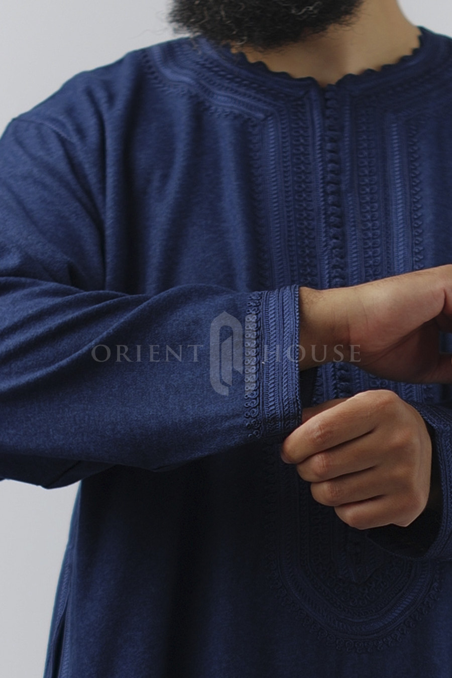Caftan Siraj bleu - By Orient House – Image 3