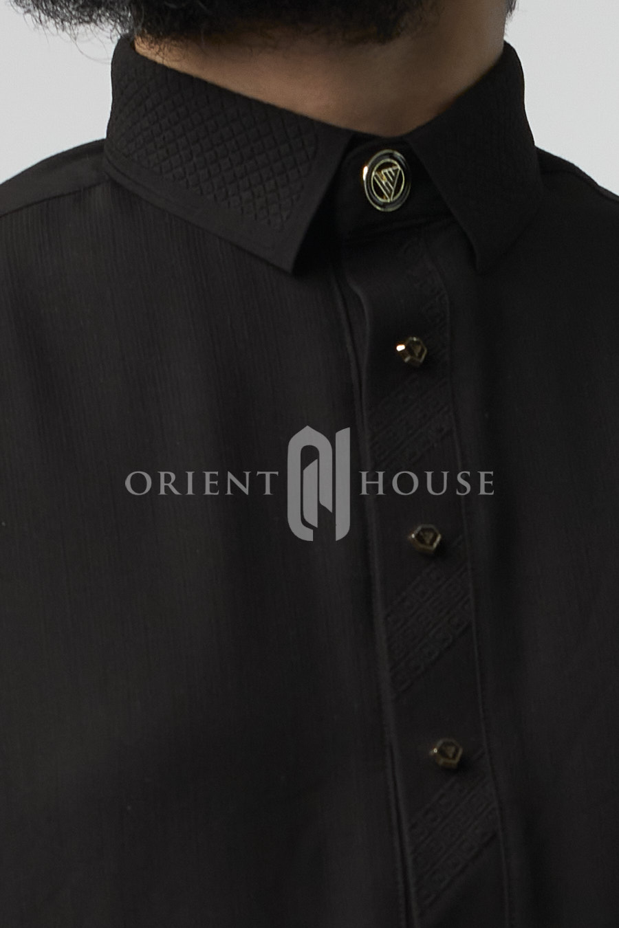 Qamis Al Ameer AAR2639 - Black Royal – Image 3