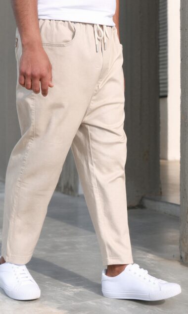 Sarouel Jean Stretch DROP Qaba'il coloris Beige