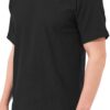 T-shirt oversized waffle noir Qabail homme — coupe street alvéolée jersey respirant